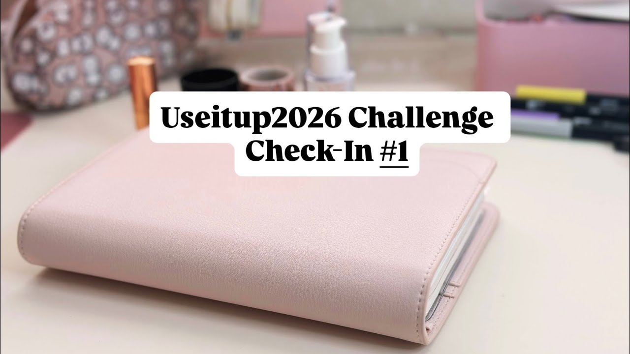 Use It Up 2026 Challenge | Check-In # 1 | Washi and Beauty Products 