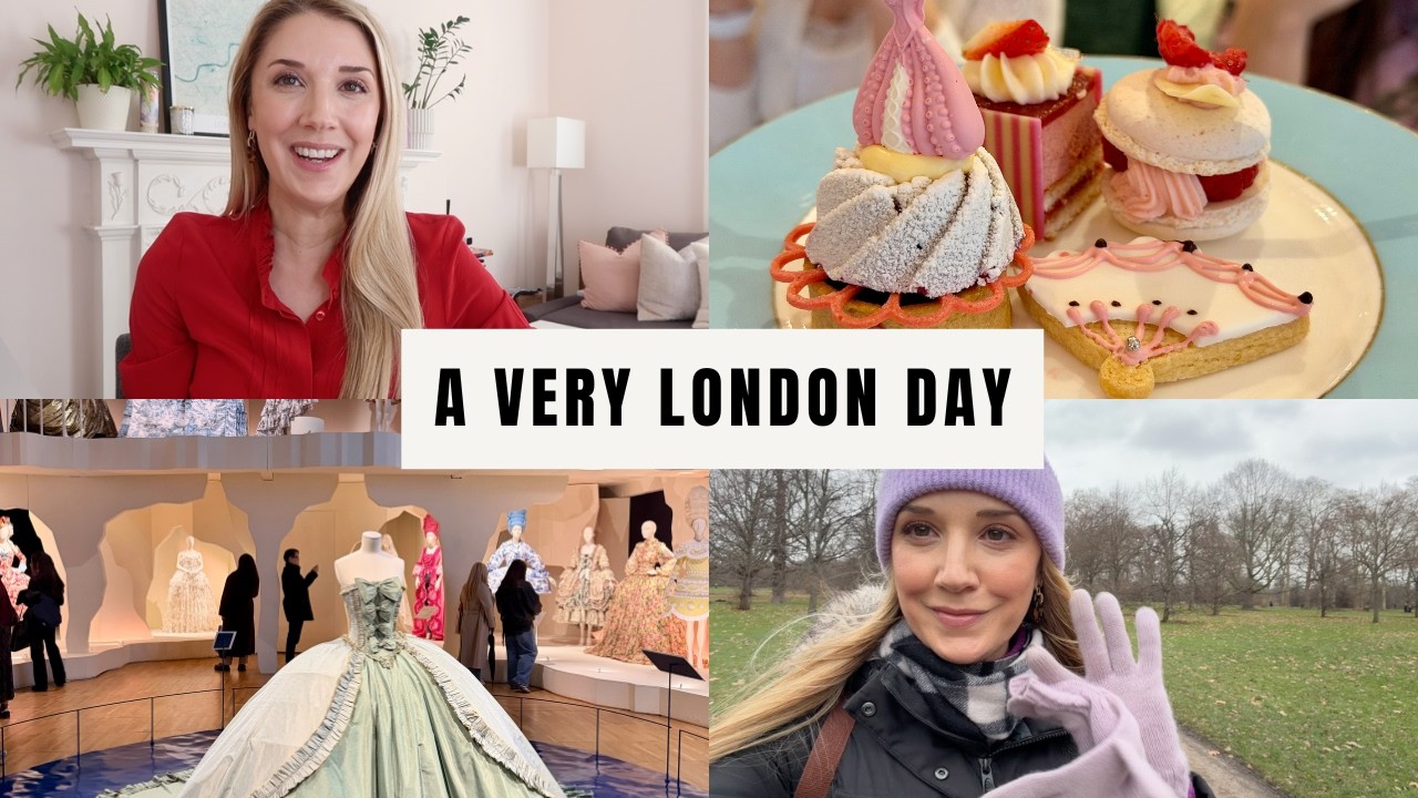 Spend the Day With Me in London | Hyde Park Walk, Marie Antoinette Afternoon Tea & V&A Exhibition