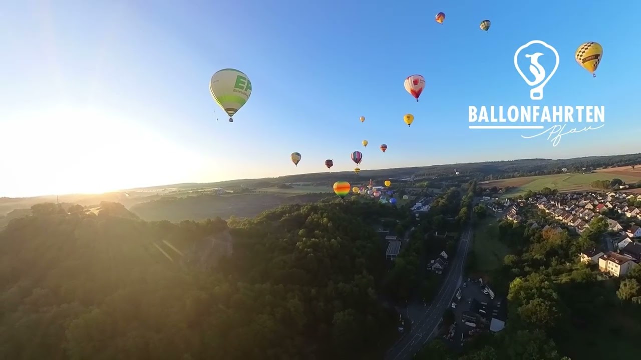 Warsteiner Montgolfiade 2025 Fr&uuml;hfahrt #wim #warstein #ballonfahrtenpfau #hotairballon#ballonfahrten