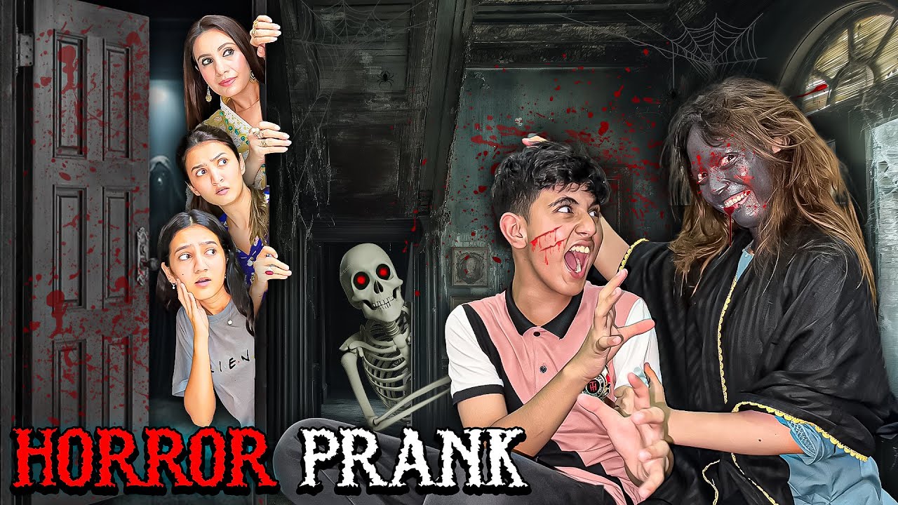 Scary Horror Prank On My Cousin🤣🧟‍♀️|Ro Ro Kar Bura Haal Hogia😱|Sistrology