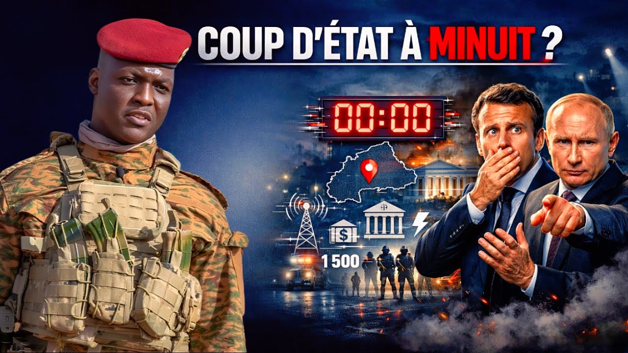 Ibrahim Traoré : le coup d’État de minuit déjoué — 1 500 commandos en action !