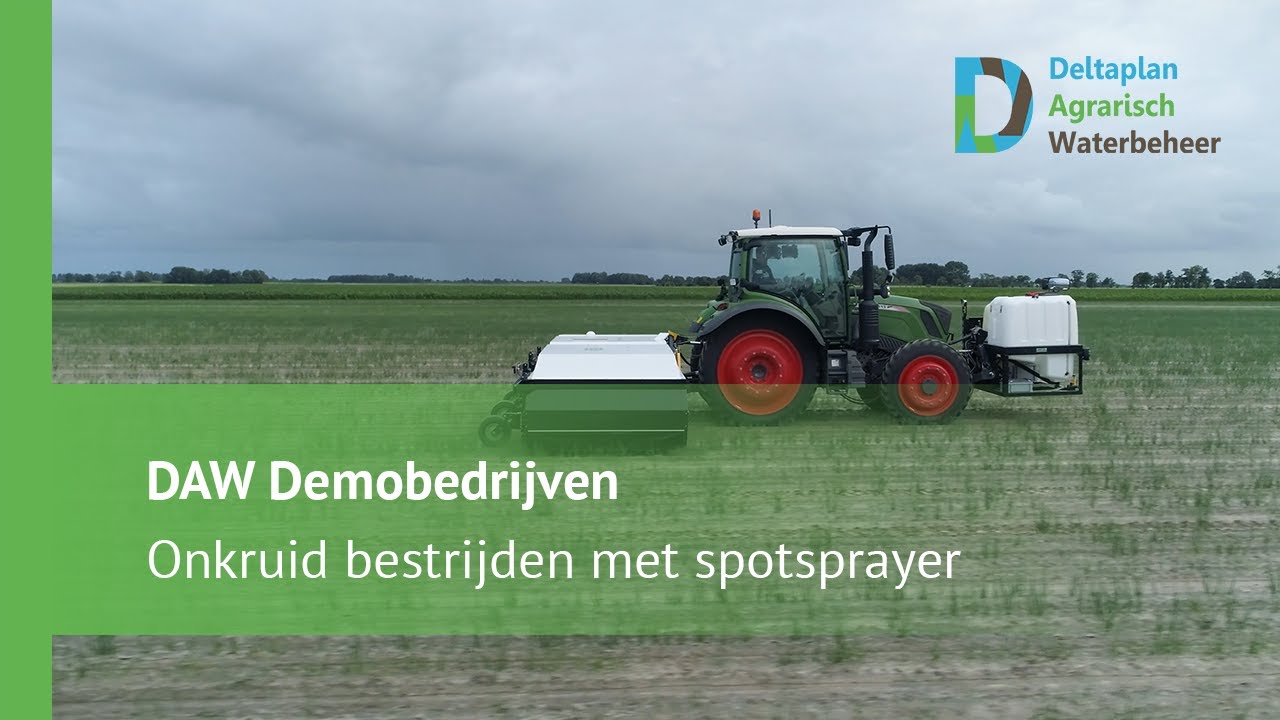 Akkerbouwer Derk deelt ervaringen met Ecorobotix spotsprayer