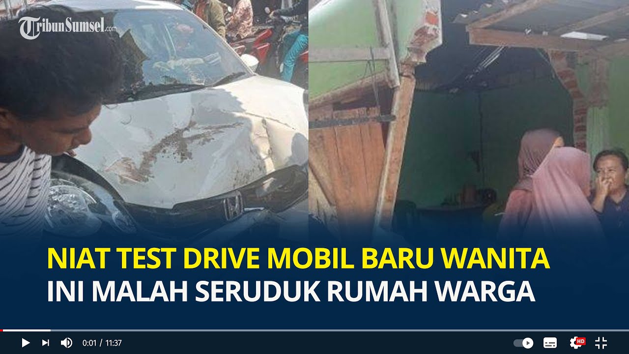 Apesnya Wanita di Bengkulu Ini, Niat Test Drive Mobil Baru Malah Seruduk Rumah Warga sampai Ambruk