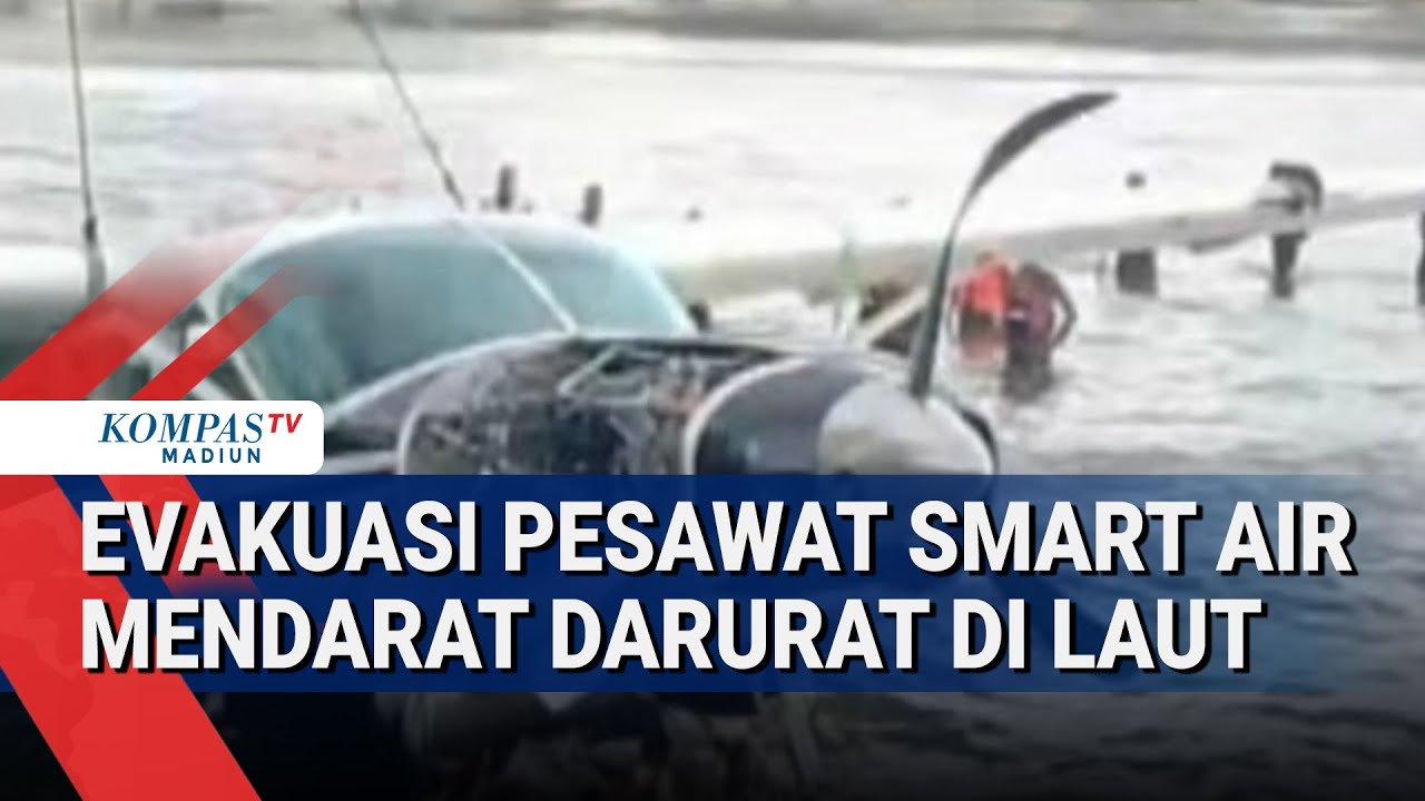 Proses Evakuasi Badan Pesawat Smart Air yang Mendarat Darurat di Nabire