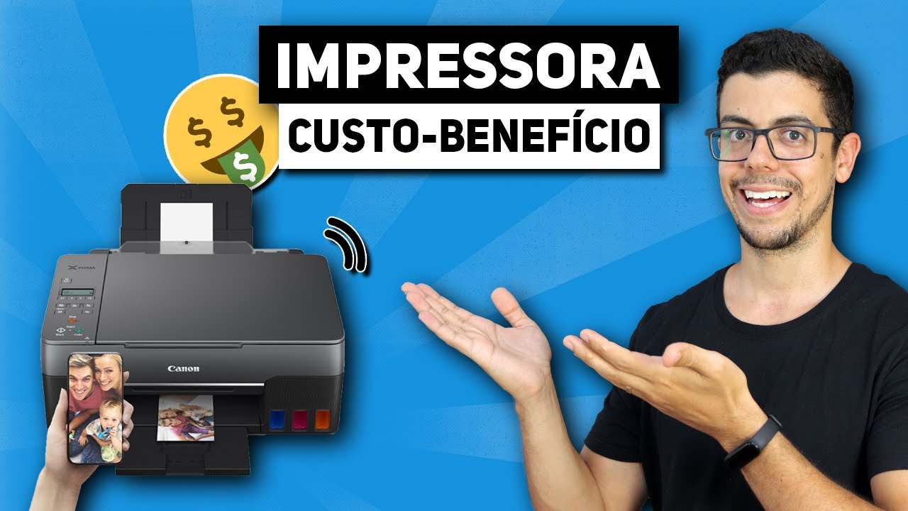 CANON G3160 - Nova impressora WiFi colorida boa e barata!