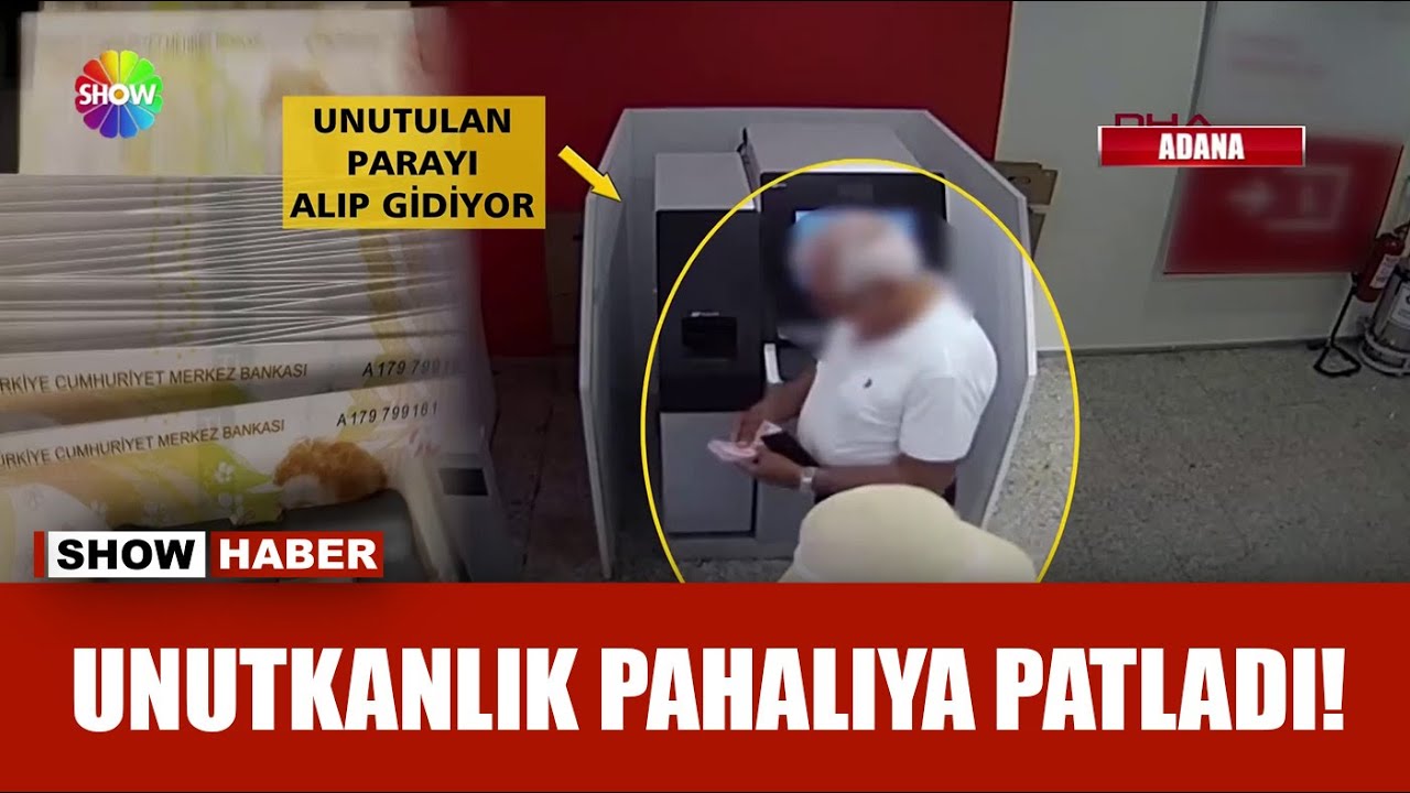 ATM'de unutulan parayı cebe attı