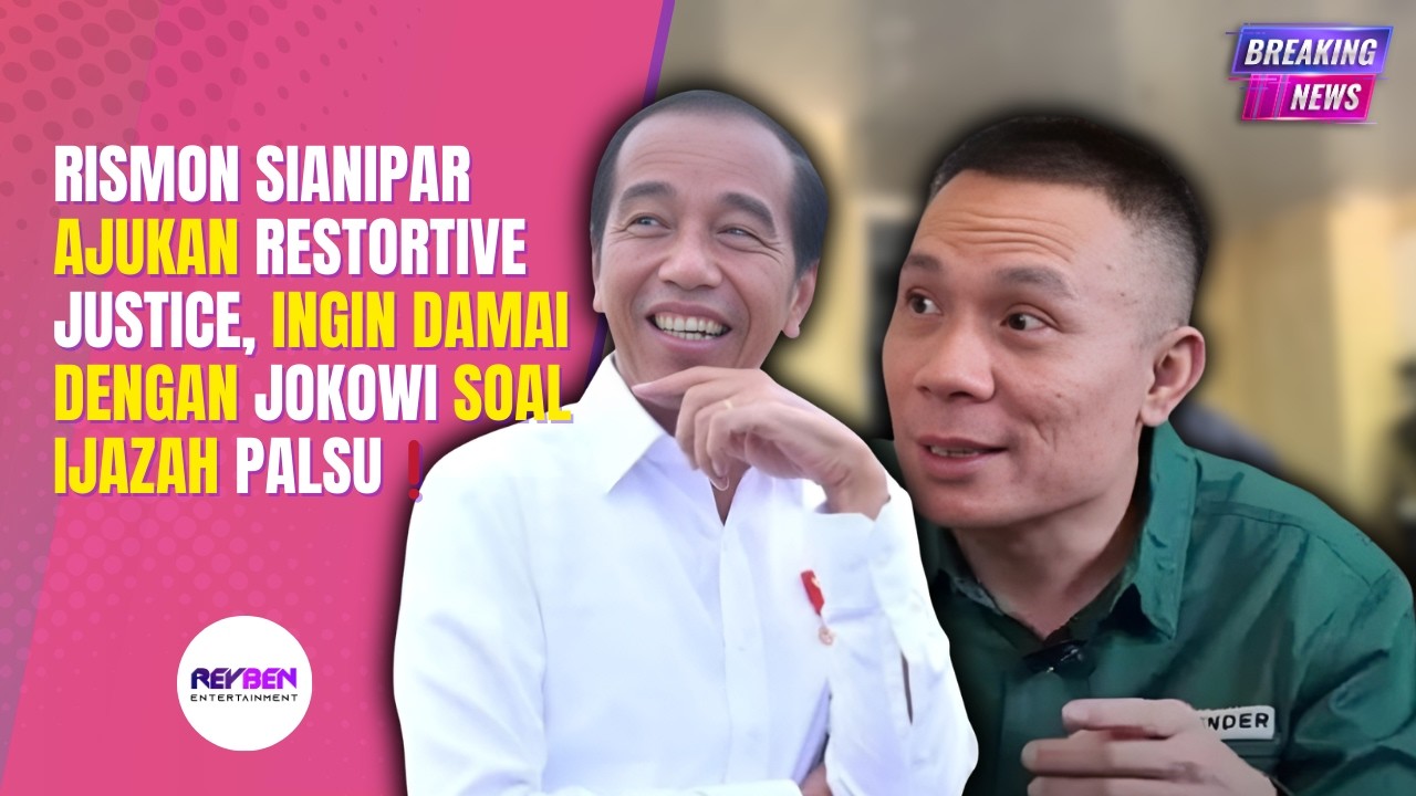 RISMON SIANIPAR AJUKAN RESTORTIVE JUSTICE, INGIN DAMAI DENGAN JOKOWI SOAL IJAZAH PALSU❗