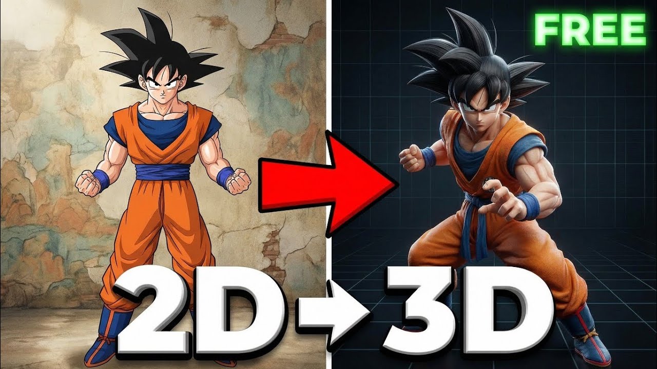 Cómo Convertir Cualquier Imagen 2D en 3D en 2026 🔥 Método Profesional con IA (FÁCIL y REALISTA)