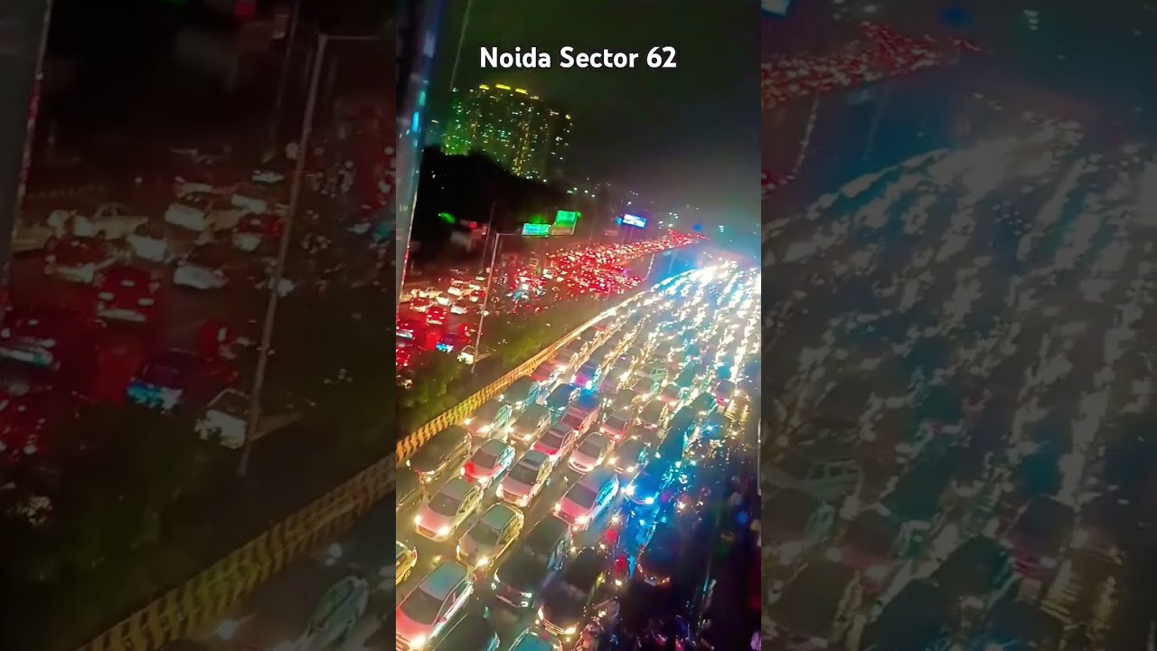 Traffic in Noida Sector 62. #traffic #roadtrip #trafficrules #song