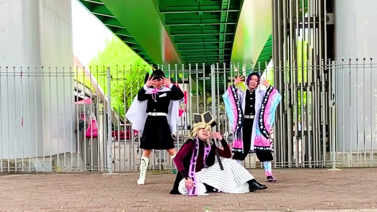 【鬼滅の刃/demon slayer】コスプレパフォーマンス〜cosplay performance〜【まめりおfeat.りこっぷ】inビビコスinさくコス