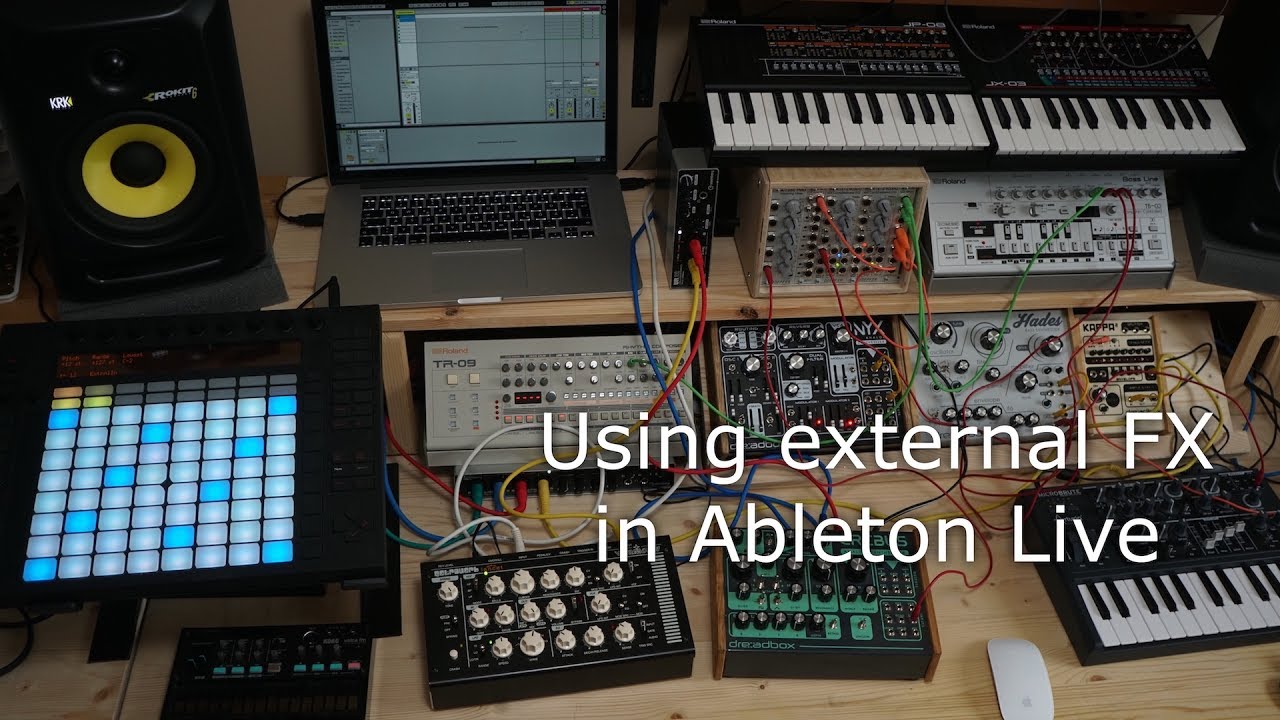 HowTo use external FX in Ableton Live / RetroVerb and Erebus (Riamiwo StudioVlog 40)