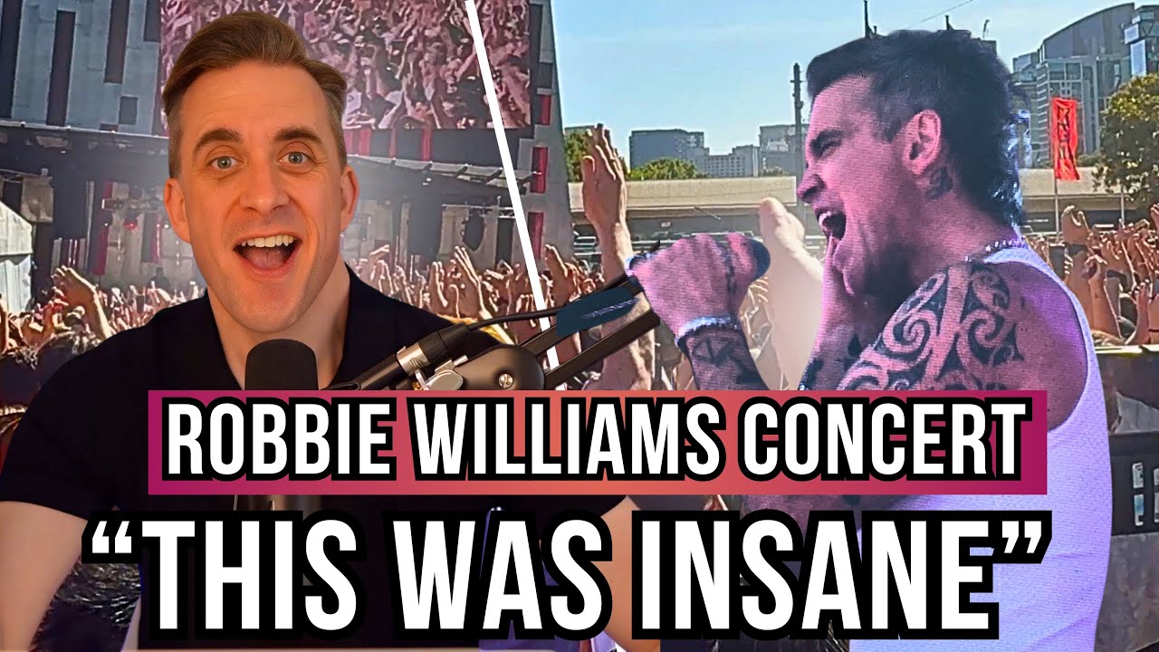 My Experience at the Robbie Williams Federation Square Concert
