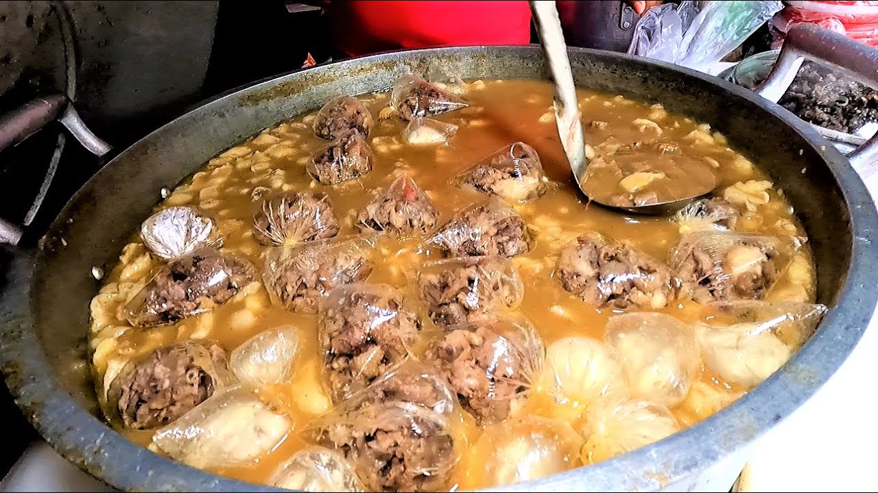 Filipino Street Food | Pares , Nguso , Bungo , Mata , Utak , Balat and Tapa