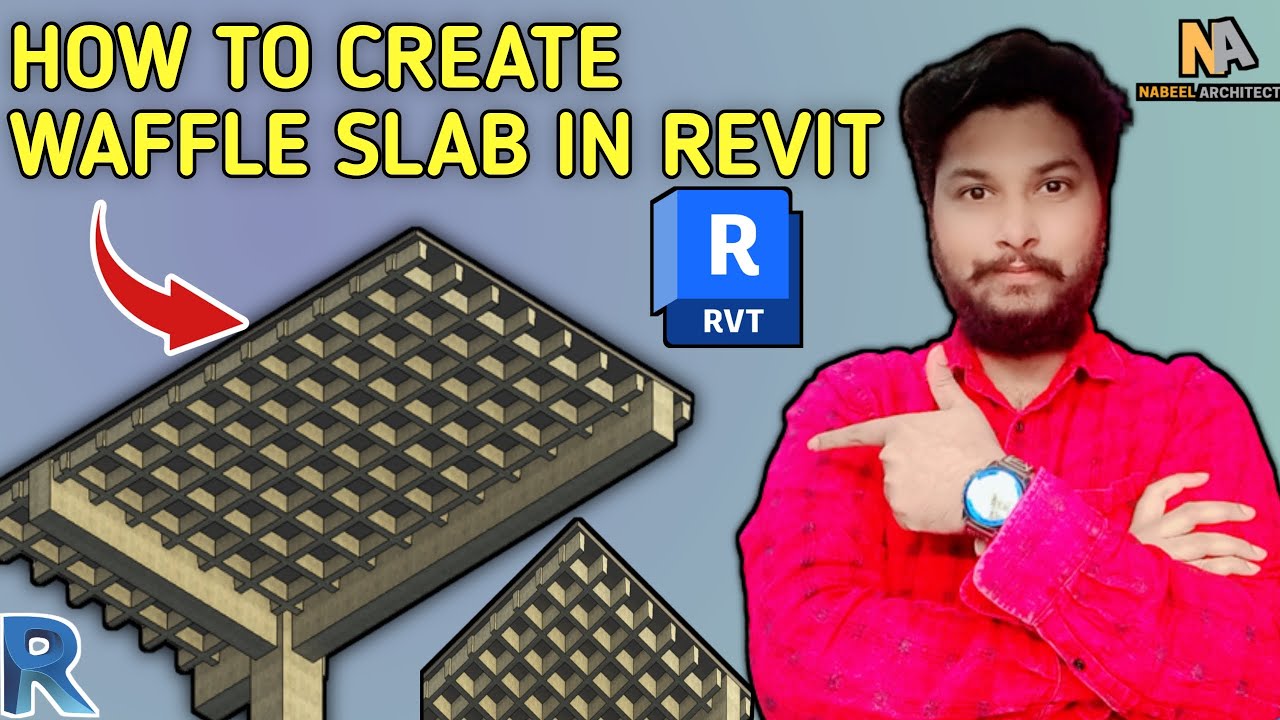 How to create Waffle Slab in Revit | tutorial urdu hindi 2023