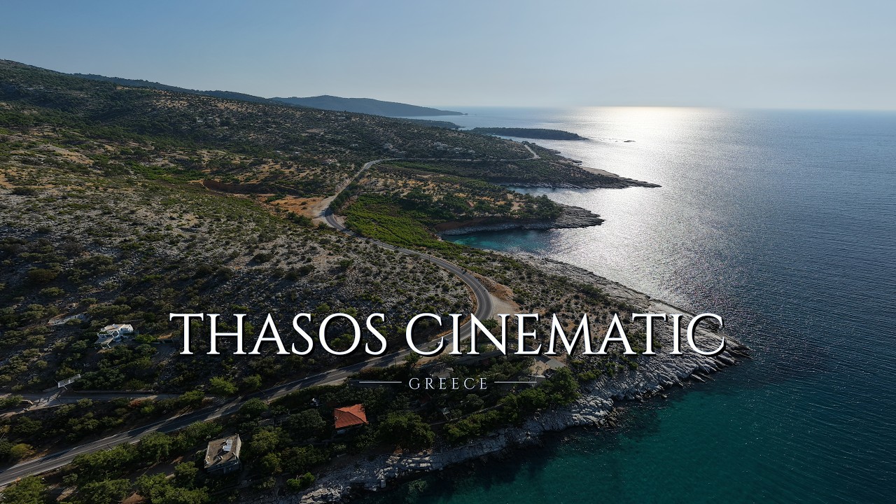 THASSOS ISLAND - 4K - DRONE SHOTS