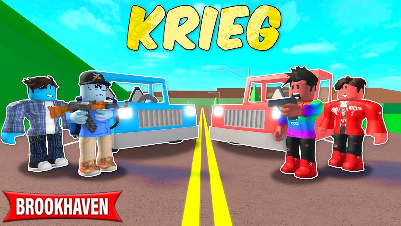 KRIEG der Farben in Brookhaven! Brookhaven Story Roblox Deutsch