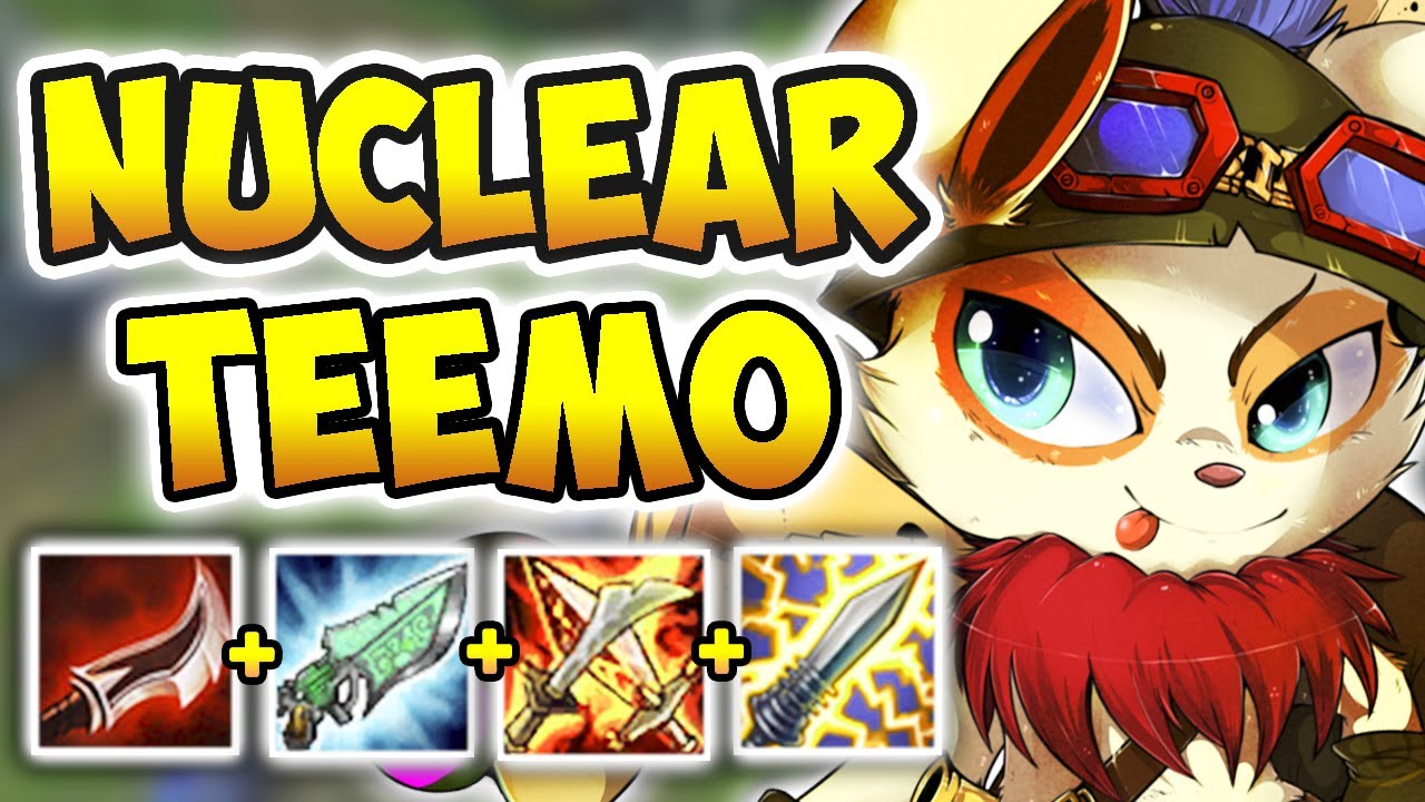 NUCLEAR ONE-SHOT TEEMO MID! THE MOST BROKEN ASSASSIN COMBO (PASSIVE + DUSKBLADE)! League of Legends