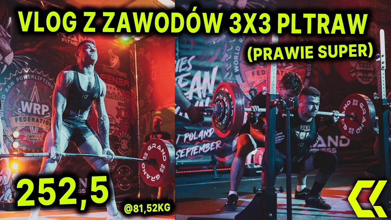 BENCZ dalej Mizerny — Vlog z Zawodów 3x3 PLTRAW edycja wrzesień 2024 | Vlog #trójbój #3x3 #pltraw