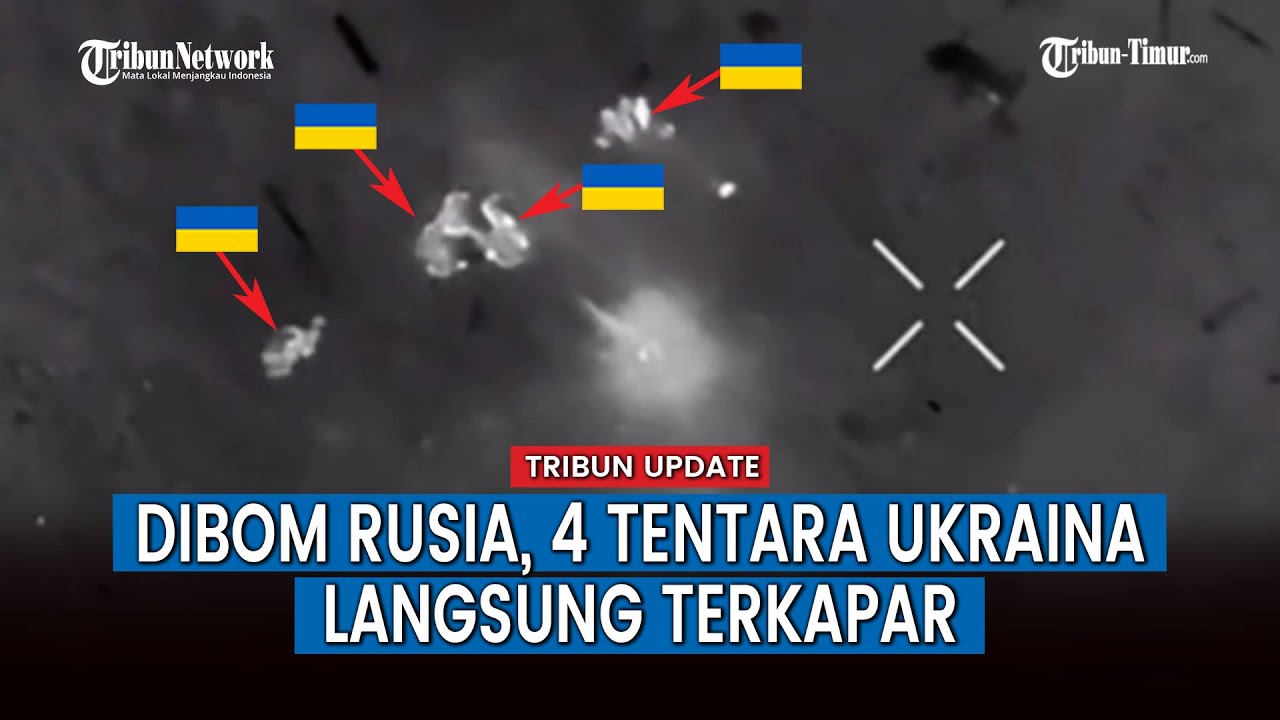Full Kumpulan Tentara Ukraina Diterjang Granat dari UAV Rusia, VIRAL!!