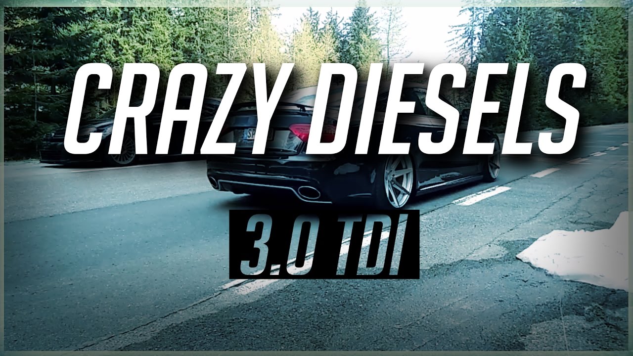 Audi A5 3.0 TDI Crazy Diesel Sound Compilation Part 2