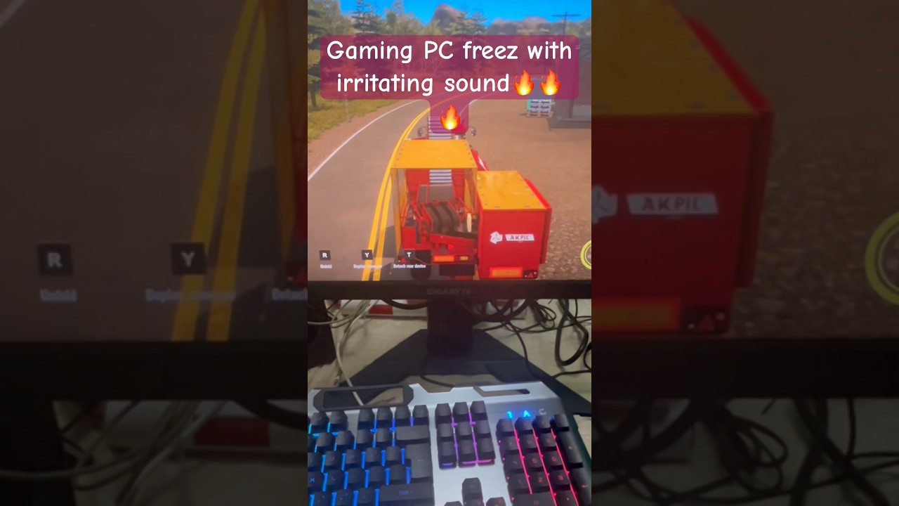 Gaming PC freeze with irritating sound | pc build under 1 lac | RTX 3060 performance , solution??