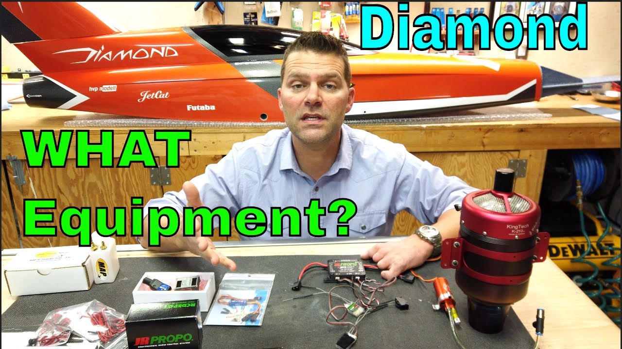 THE EQUIPMENT in The BIGGEST Diamond from Aviation Design - Target Drone - Part #3