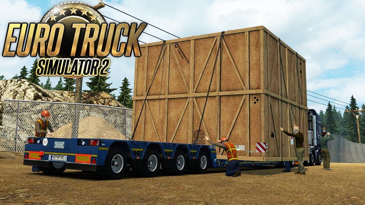 PACCO GIGANTE SPECIAL TRANSPORT - EURO TRUCK SIMULATOR 2 - GAMEPLAY ITA