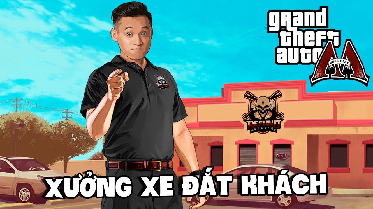(GTA V MixiCity #15) Một ngày hoạt động của xưởng xe đắt khách cùng hội nhân viên Refund Auto.