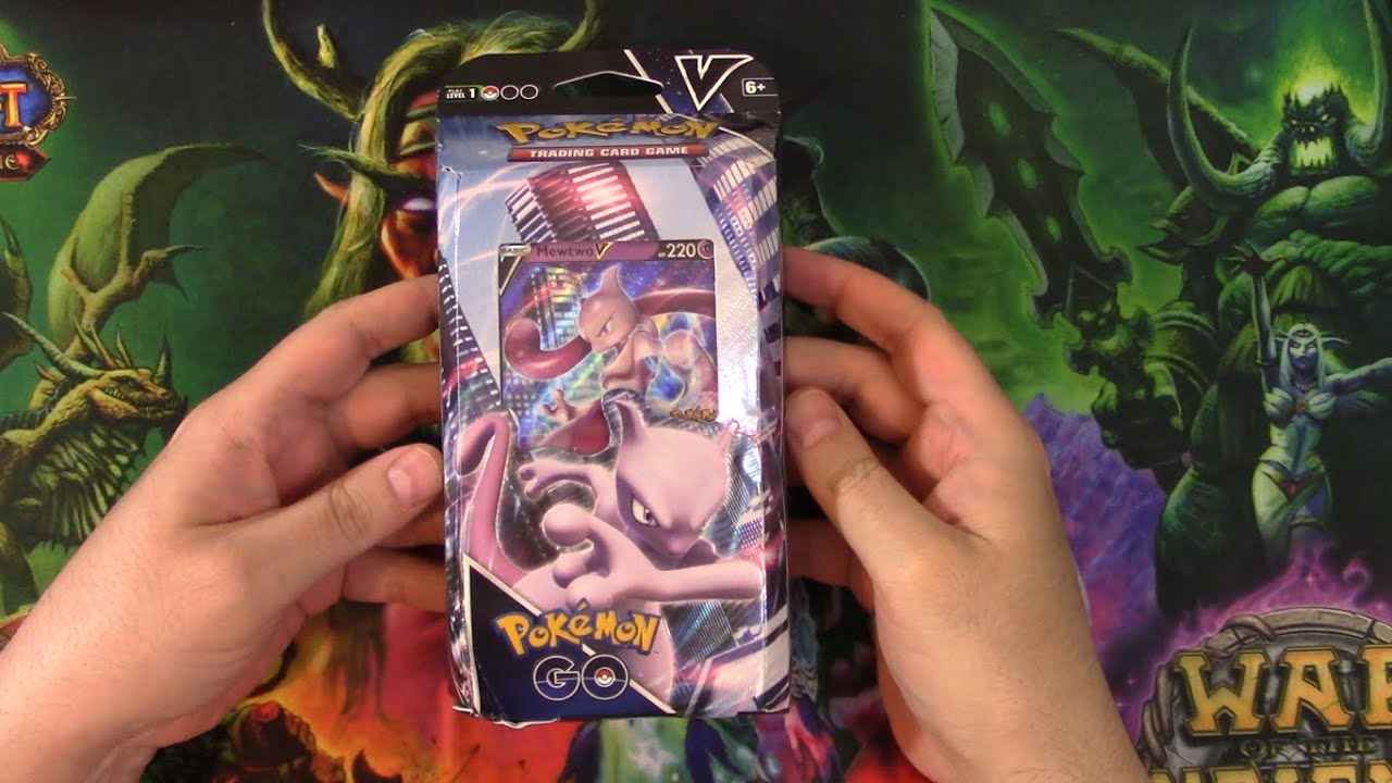 Pokemon TCG - Mewtwo Pokemon GO V Battle Deck