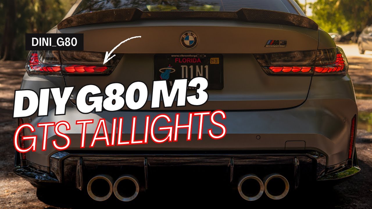 Replacing GTS style taillights on G80 M3