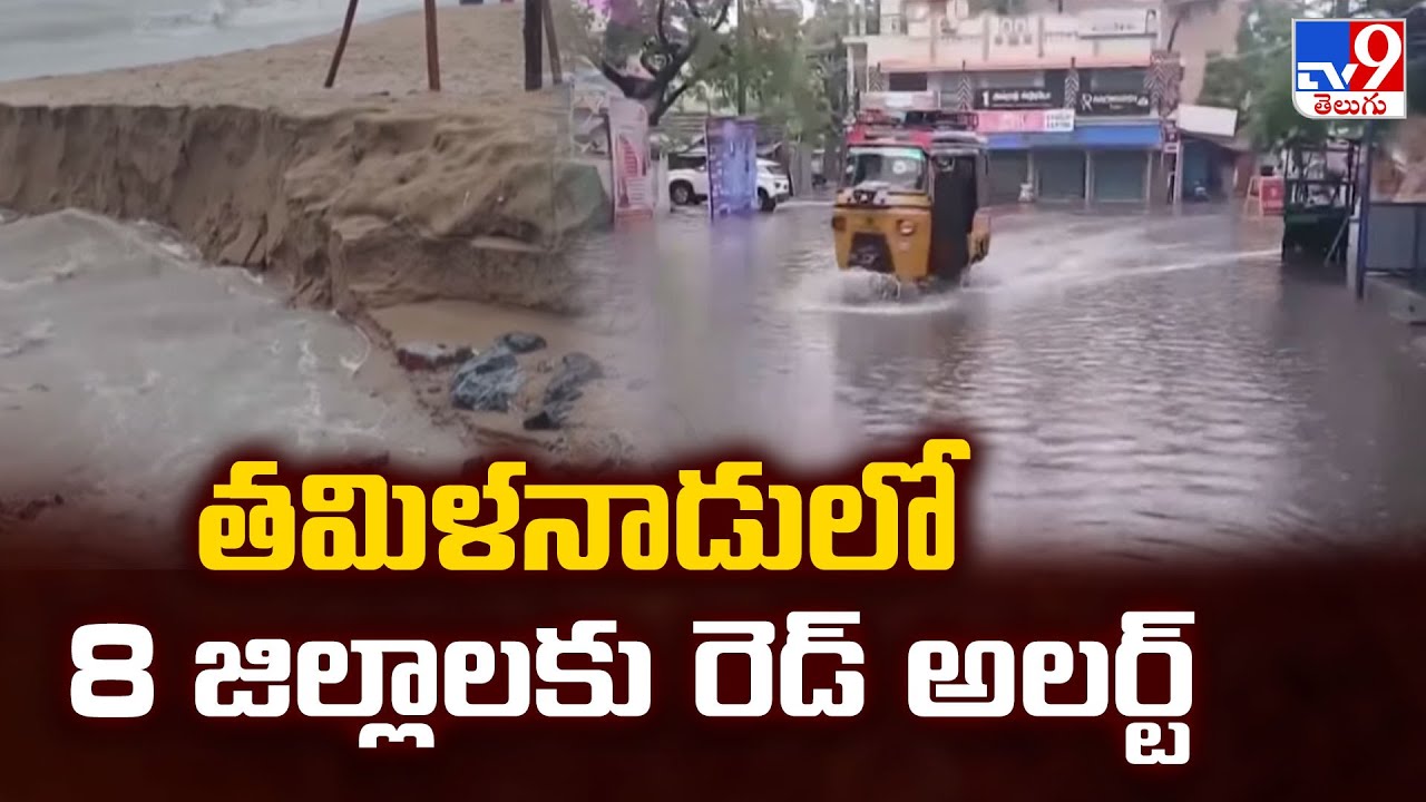 Tamil Nadu Rains : తమిళనాడులో 8 జిల్లాలకు రెడ్ అలర్ట్ - TV9