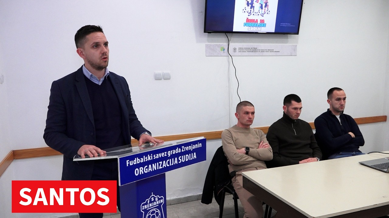 ŠKOLU ZA FUDBALSKE SUDIJE U ZRENJANINU POSETIO MILAN STEFANOVIĆ