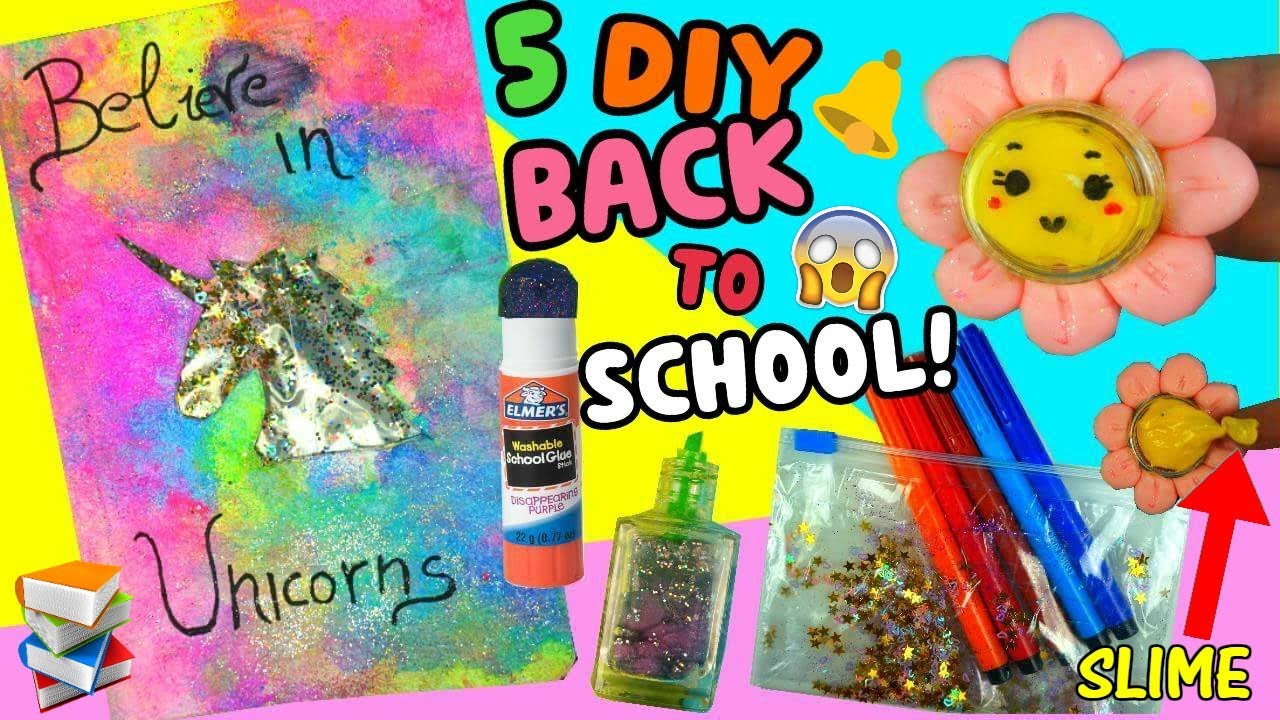 5 COSE PER LA SCUOLA CHE DEVI ASSOLUTAMENTE FARE!(DIY BACK TO SCHOOL ITA) Iolanda Sweets