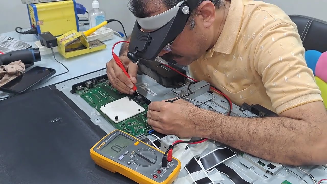 SONY KD-49X7500F DEAD TV REPAIR | NO INDICATOR LIGHT FIX | eMMC CMD SHORT REMOVAL
