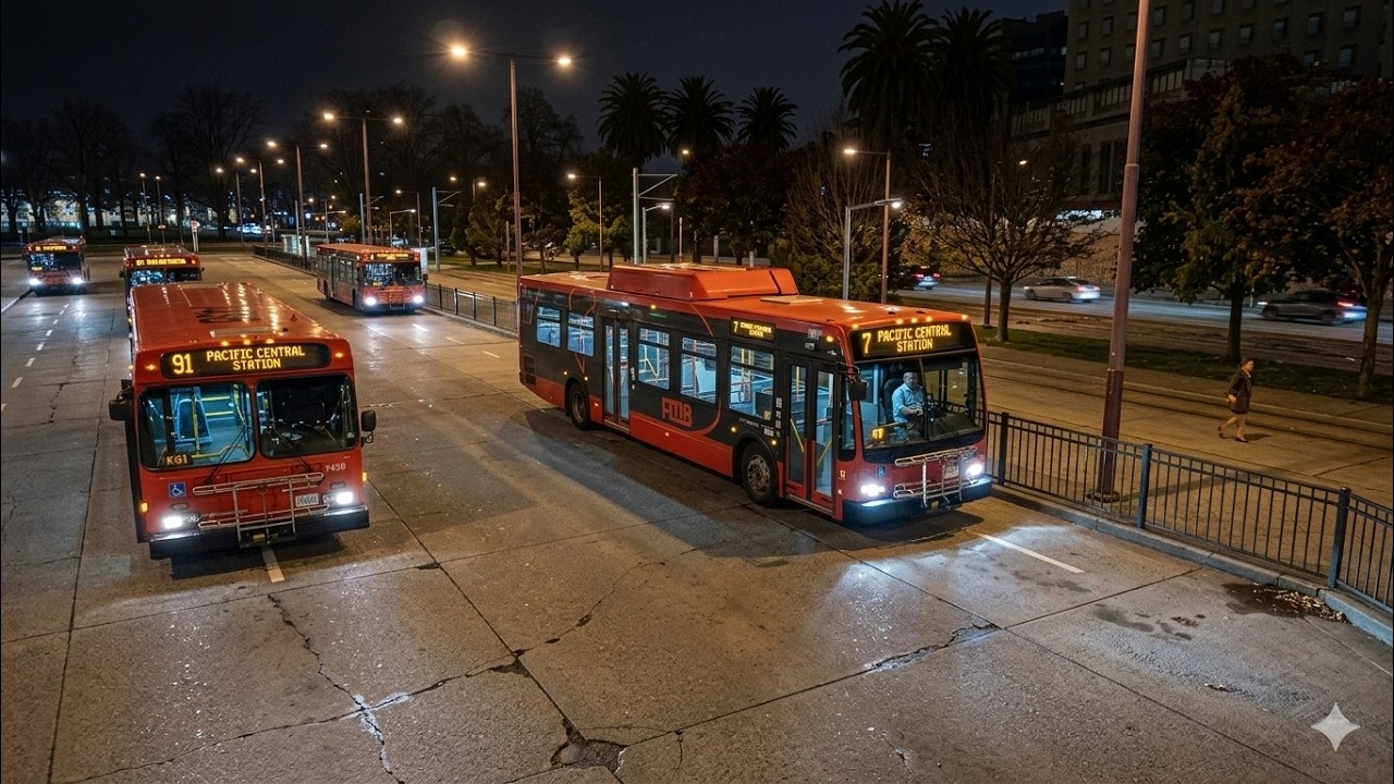 Aberdeen  ROUTE 67 to pacific Central Station
