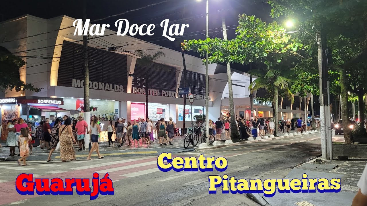 Guarujá em uma segunda feira a noite