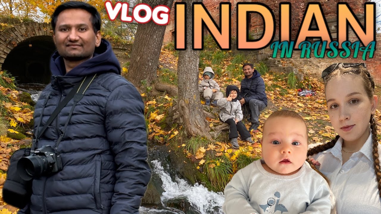 Full day VLOG by Indian in Russia 🇷🇺 Local train with 10 kids 🤯