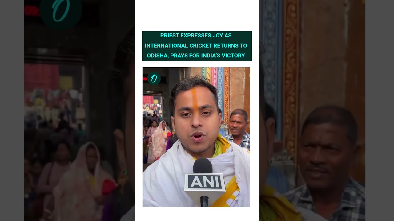 Priest Expresses Joy as International Cricket Returns to Odisha, Prays for India&rsquo;s Victory..