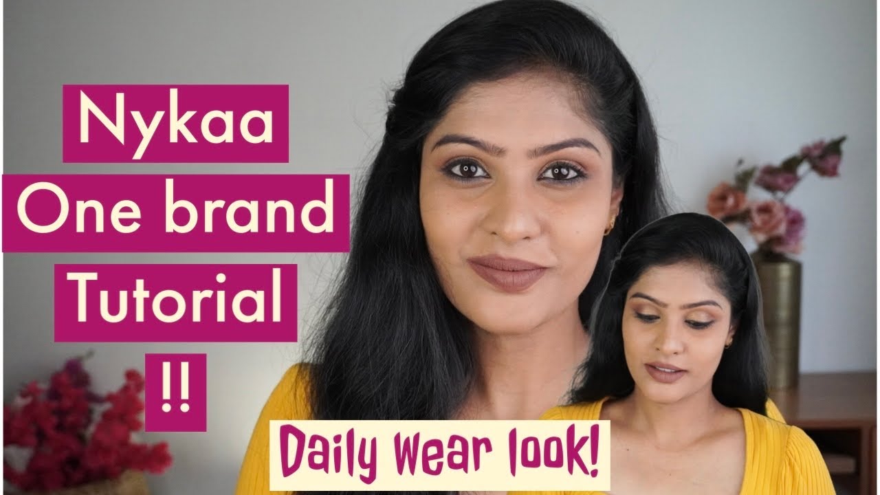 NYKAA ONE BRAND MAKEUP TUTORIAL| DAILY WEAR MAKEUP LOOK USING NYKAA PRODUCTS | TAMIL MAKEUP VIDEO!!