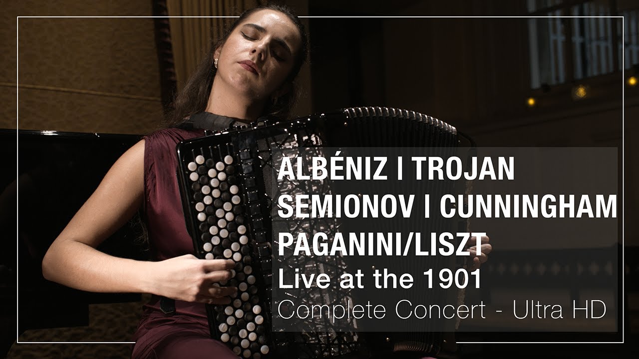 Alb&eacute;niz, Trojan, Semionov, Cunningham, Liszt, Complete Concert | Sof&iacute;a Ros (Accordion) Ultra HD