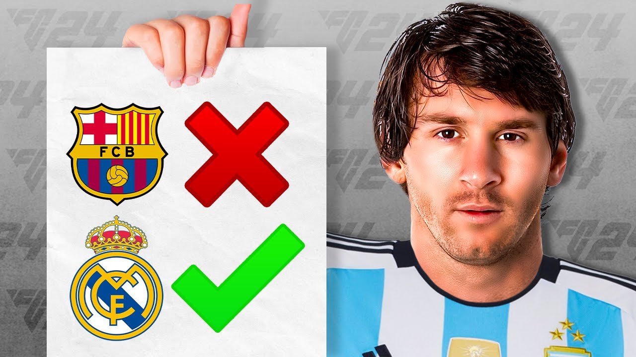 I Reset Messi's Career...but he can't join Barcelona