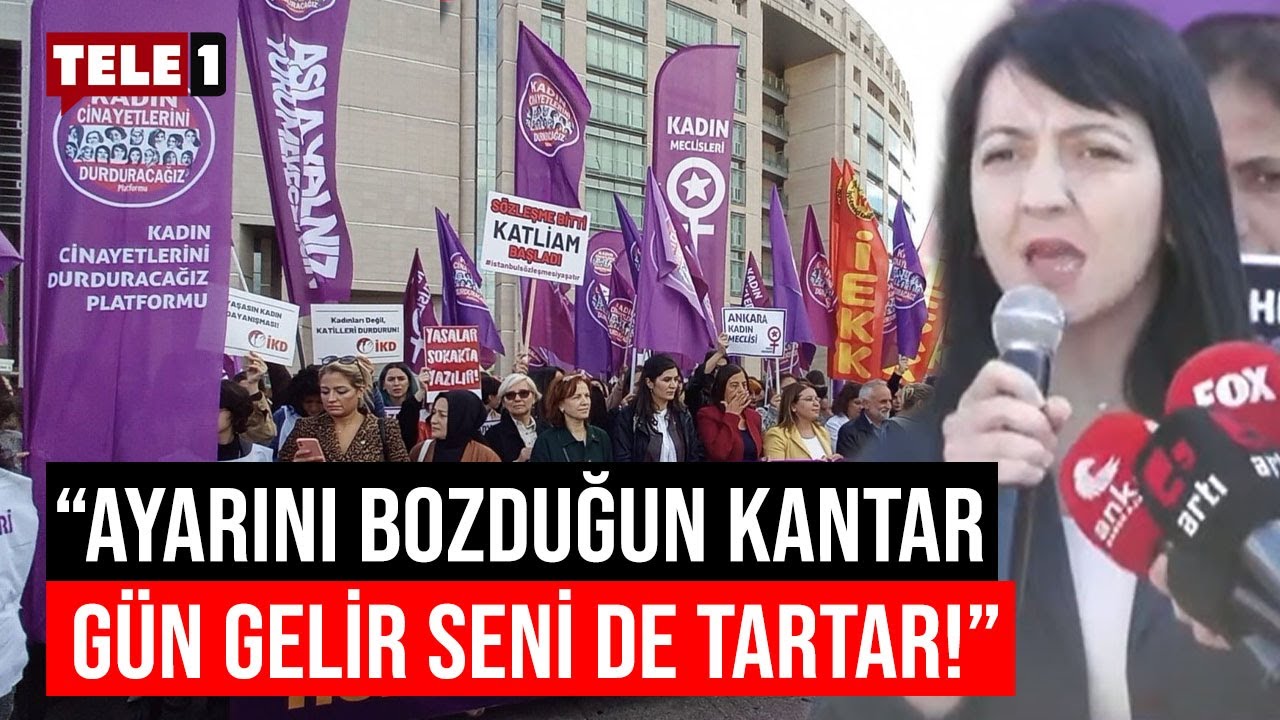 KCDP Genel Sekreteri Fidan Ataselim &Ccedil;ağlayan &ouml;n&uuml;nde a&ccedil;ıklama yaptı: Bizi durduramayacklar!