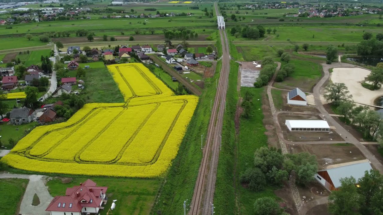 Przylasek Rusiecki z lotu ptaka [2K 60fps]