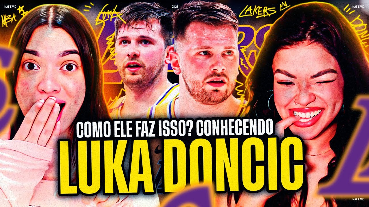 NBA: Luka Doncic - OS MELHORES MOMENTOS NO 1v1 | Nat e Vic MV [REACT]