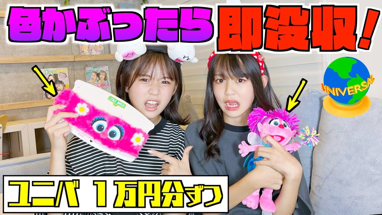 色被りまくりで没収しあった金額は過去最高の●●円😭【ユニバ購入品】