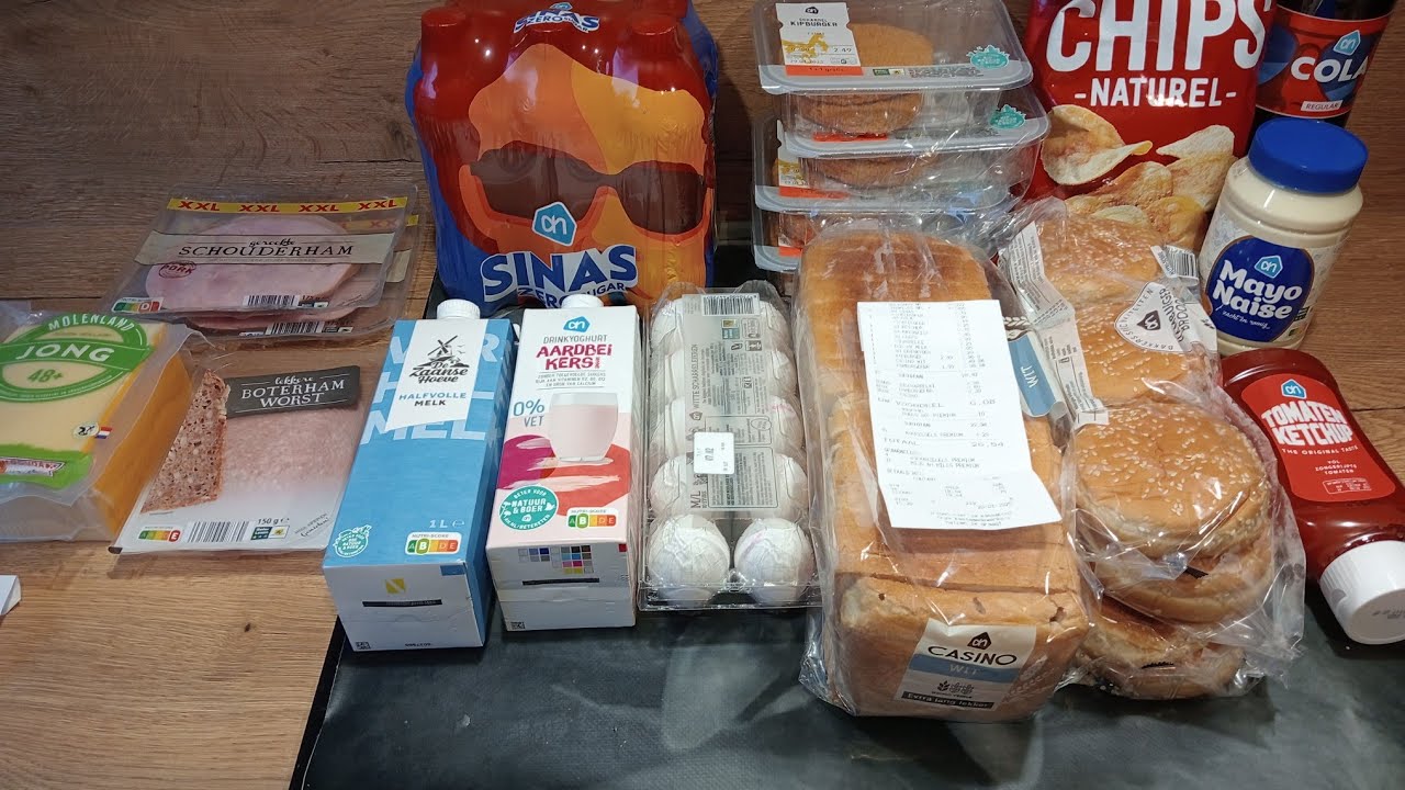 boodschappen shoplog en menu week 4/2025. ontzettend veel gegeten 😅