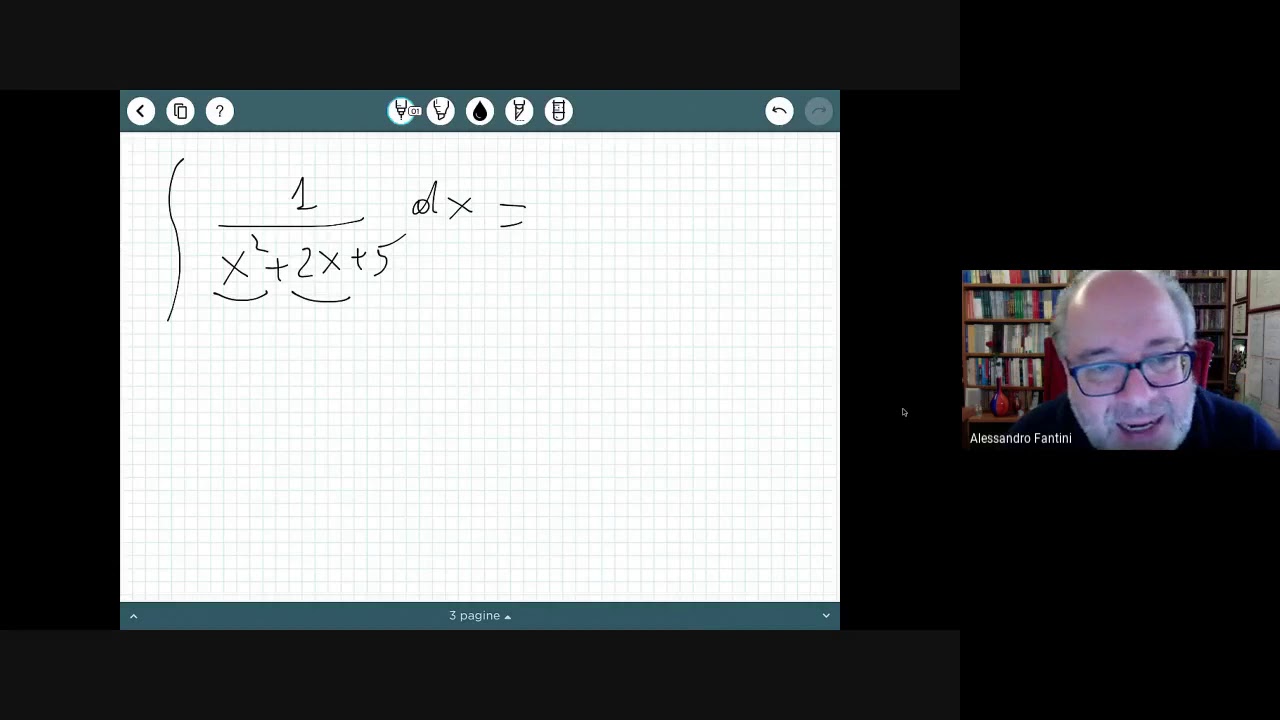 Integrali di Funzioni razionali fratte (Khan Academy)