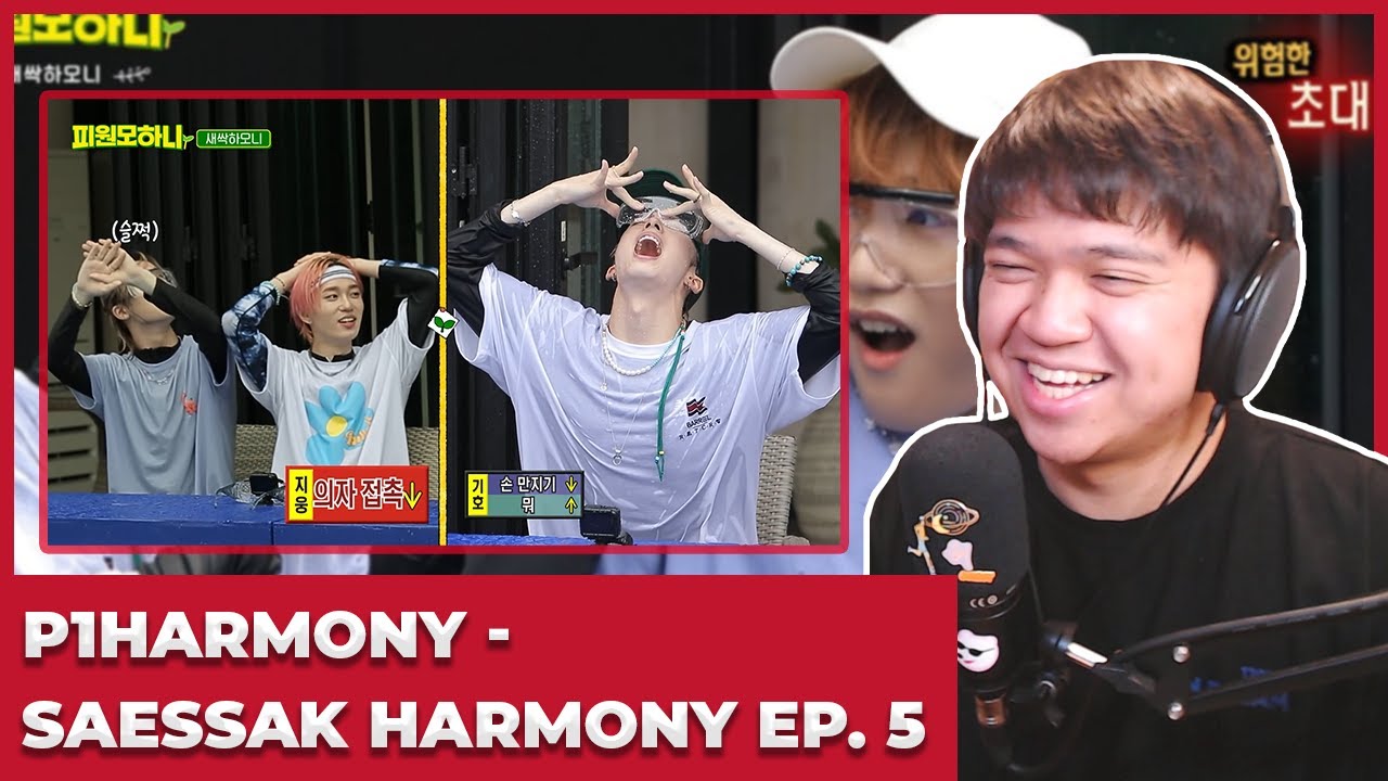 P1Harmony - SAESSAK HARMONY (새싹하모니) EP. 5 Reaction [FUNNY WATER GAME!]