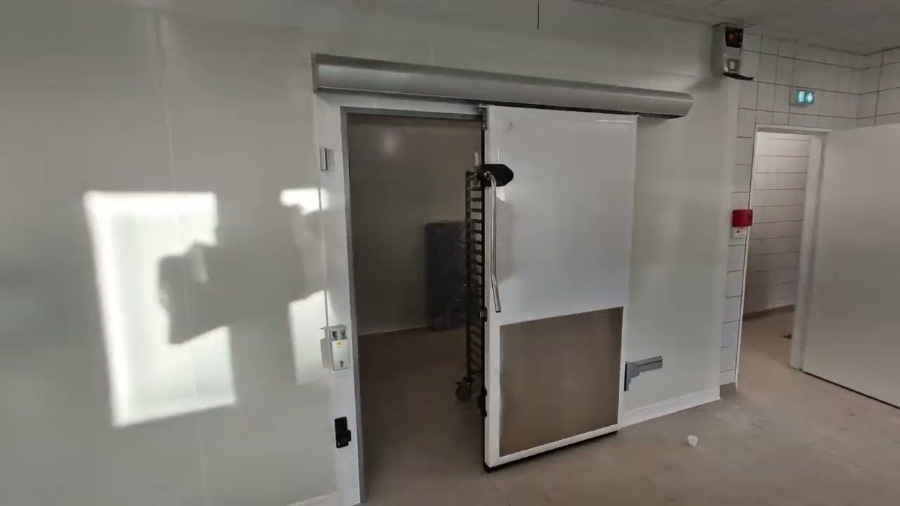 chambre froide avec 2 portes coulissante #chambrefroide