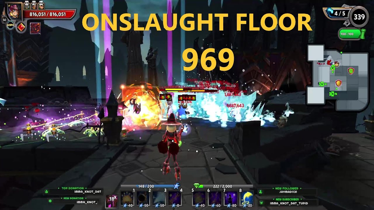 Dungeon Defenders 2 - Onslaught Floor 968 w Ojsky